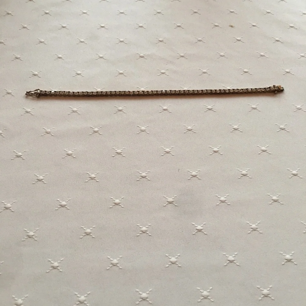 Vintage 14k Gold Tennis Bracelet